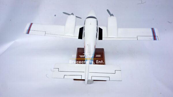 Model of Beechcraft Model 76 Duchess with detailed craftsmanship.